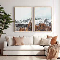 Πίνακας Essen pakoworld δίπτυχος με ψηφιακή εκτύπωση και πλαίσιο 33x1.5x48εκ