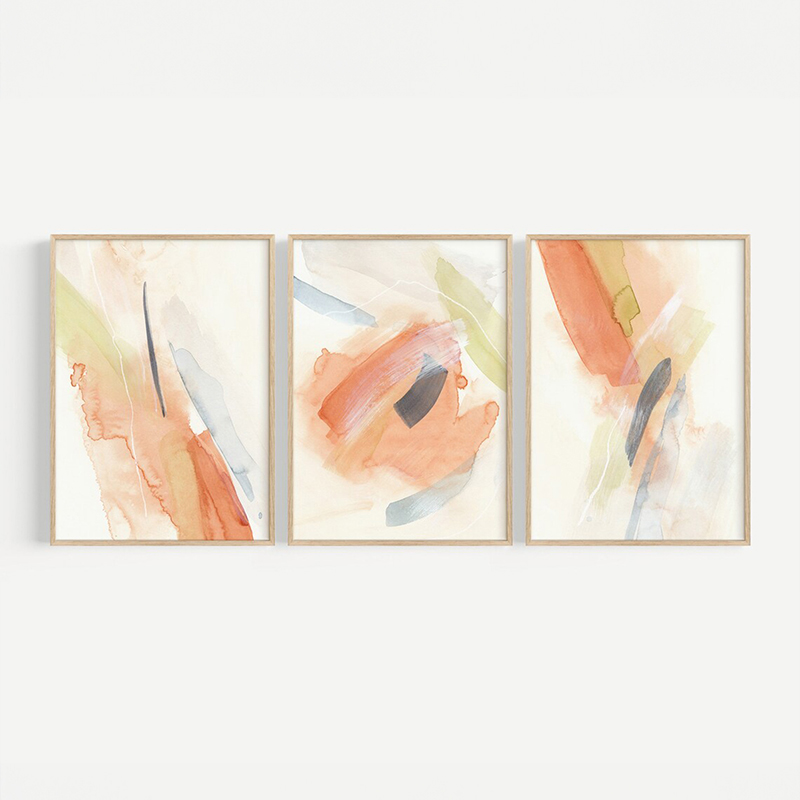 Wall art in frame Coris pakoworld triptyque with digital print 33x1.5x48cm