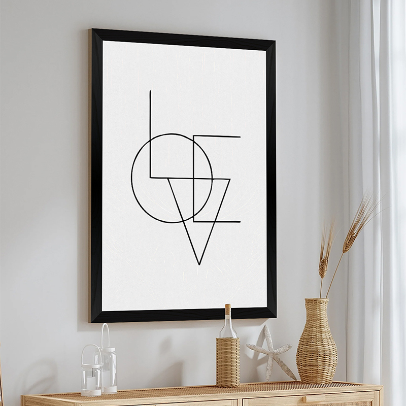 Πίνακας Felora pakoworld με ψηφιακή εκτύπωση και πλαίσιο 33x1.5x48εκ