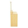 Dressing table Virna pakoworld with led in natural color 80x40x145cm