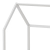 Children's bed Bambie with railing Montessori pakoworld pine wood white 90x190cm