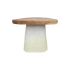 Dining table Herona pakoworld fir-mdf oak-white 180x90x78cm