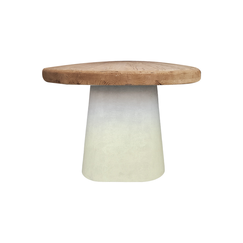 Dining table Herona pakoworld fir-mdf oak-white 180x90x78cm