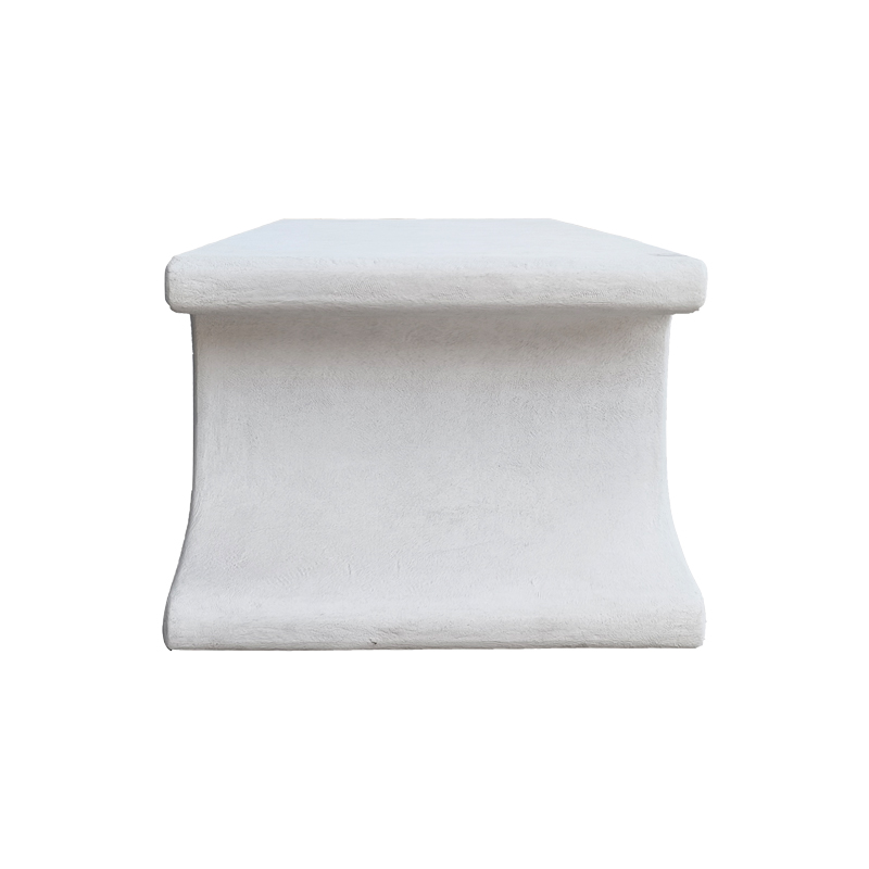 Coffee table Nafel pakoworld mdf white 120x60x45cm
