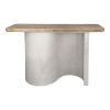 Console table Jeckie pakoworld fir-mdf oak-white 120x38x80cm