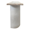 Console table Jeckie pakoworld fir-mdf oak-white 120x38x80cm