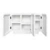 Buffet Kooldio pakoworld mdf white 120x37.5x69cm