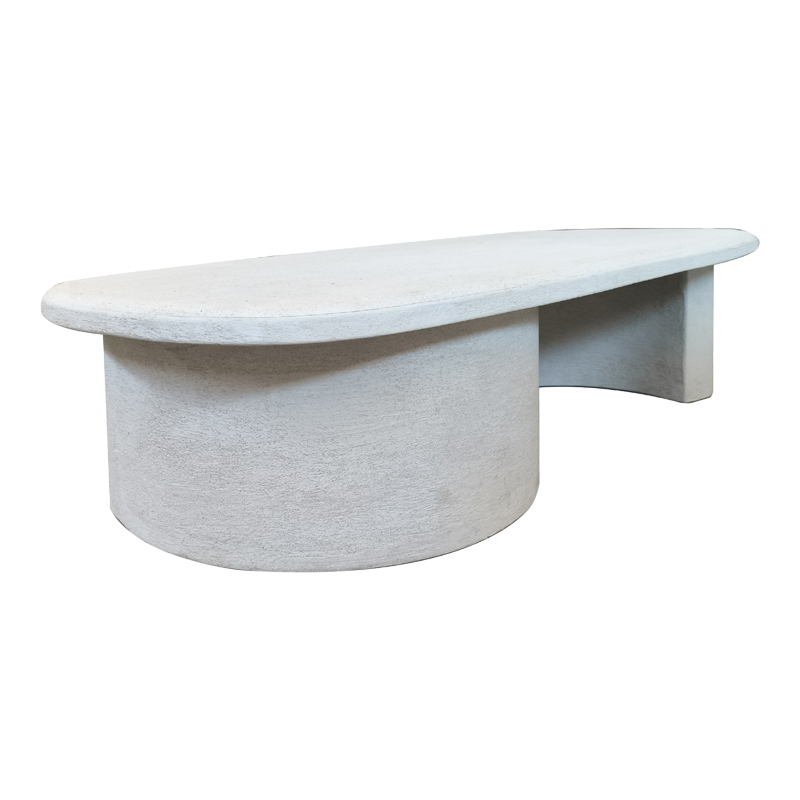 Coffee table Verven pakoworld mdf white 120x60x32cm