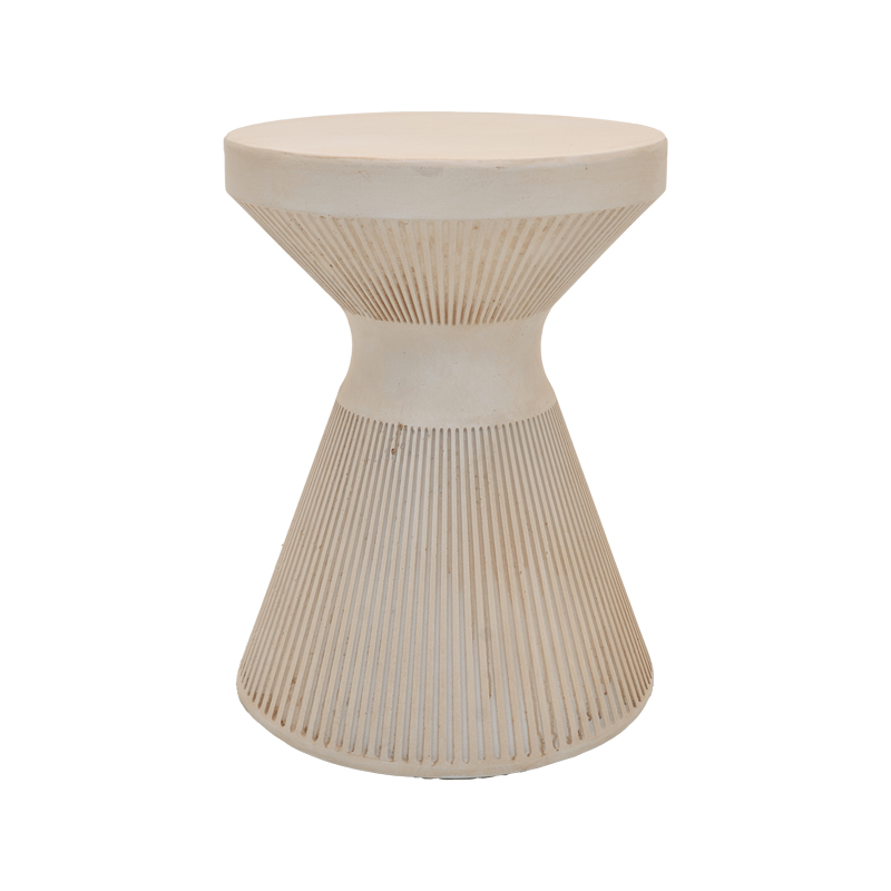 Vartio pakoworld MGO cream side table D49x66cm