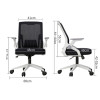 Penza pakoworld mesh office chair, black color, 48x58x92-102cm