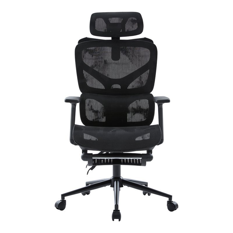 Καρέκλα γραφείου διευθυντη Vigo pakoworld mesh χρώμα μαύρο 52x70x118-124εκ