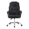 Καρέκλα γραφείου διευθυντή Sanema pakoworld pu μαύρο 62x67x112-122εκ