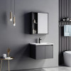 Chinky pakoworld anthracite countertop with sink and mirror