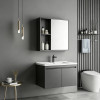 Sinkea pakoworld anthracite countertop with sink and mirror