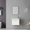 Renza pakoworld white countertop with sink and mirror