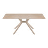 Τραπέζι Olven pakoworld sintered stone σε όψη τραβερτίνας 180x90x75εκ