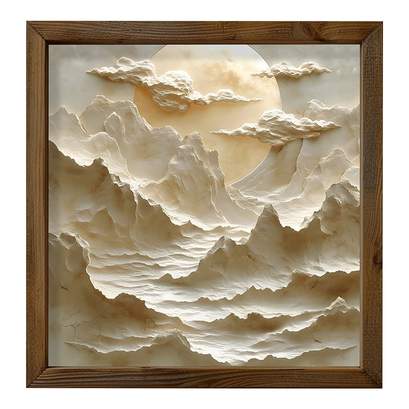 Canvas painting Jedia with digital printing 50x3.5x50cm