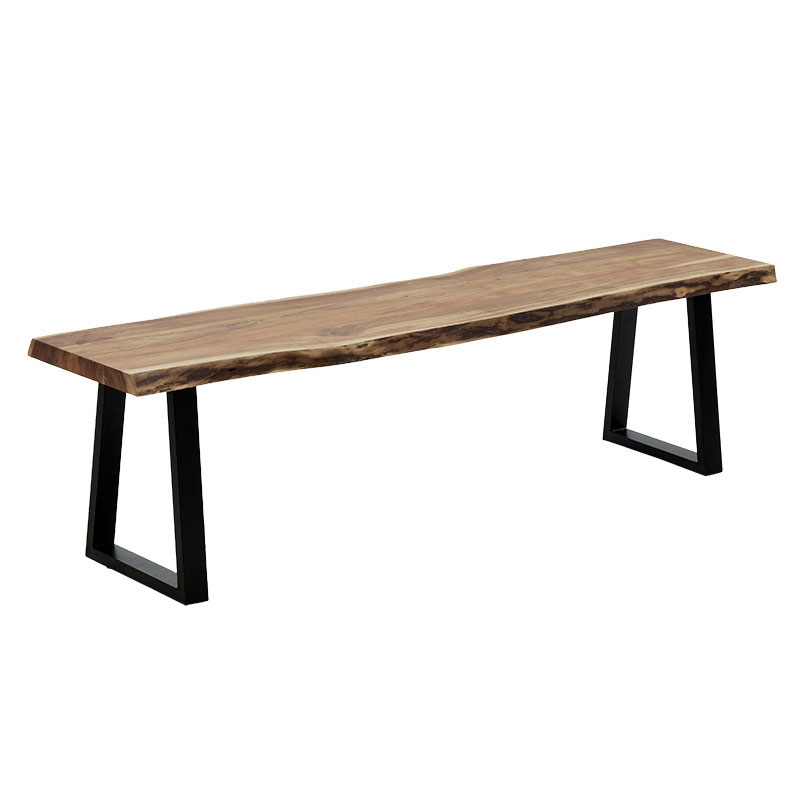 ΠΑΓΚΑΚΙ TIBOR ΜΑΣΙΦ ΞΥΛΟ 4ΕΚ ΚΑΡΥΔΙ-ΜΑΥΡΟ 160X40X45ΕΚ 113-000018