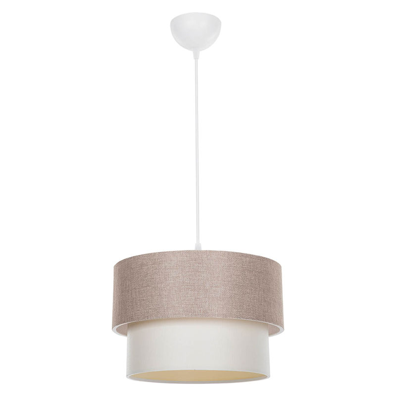 Ceiling light PWL-1194 pakoworld Ε27 beige D30x19cm