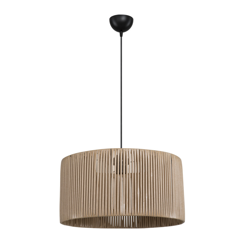 Lambu single-light ceiling lamp E27 in natural shade Φ40x20cm