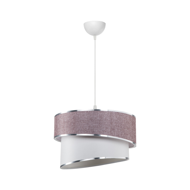 Ceiling light Loopy Ε27 rose-white D30x18cm