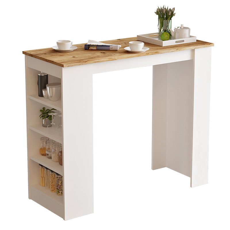 Table Bar Riff pakoworld white-oak120x51.5x101.5cm