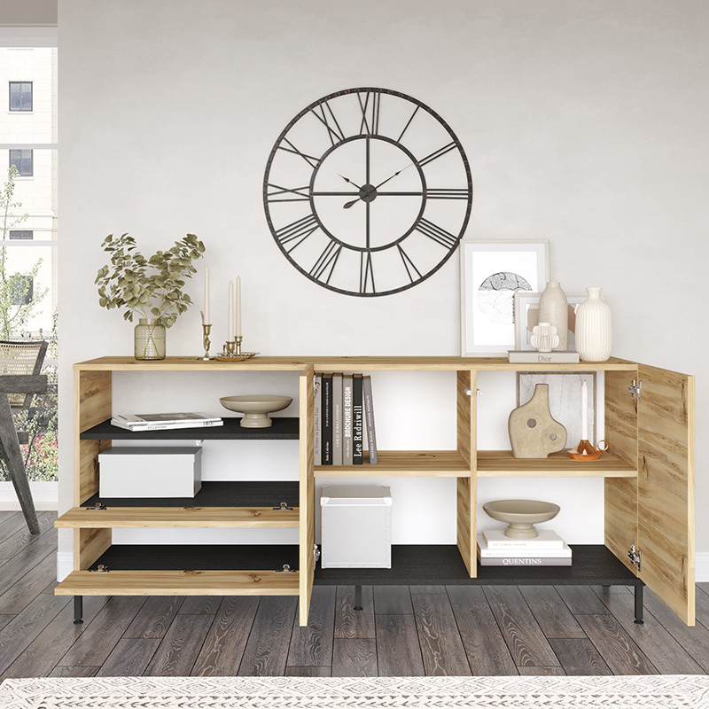 ΜΠΟΥΦΕΣ EVALUATE SONOMA-WENGE 170X46.5X75.5ΕΚ 176-000124 176-000124