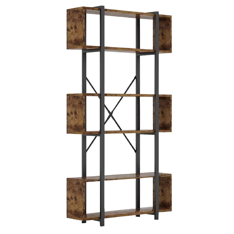 ΒΙΒΛΙΟΘΗΚΗ GRAHAM ΚΑΡΥΔΙ-ΜΑΥΡΟ 120X22X185ΕΚ 197-000061 197-000061
