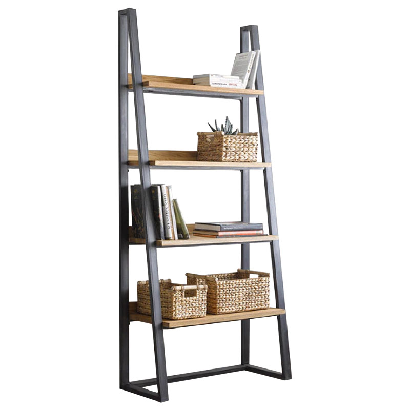 ΒΙΒΛΙΟΘΗΚΗ RYDER ΚΑΡΥΔΙ-ΜΑΥΡΟ 75X36X185ΕΚ 197-000064 197-000064