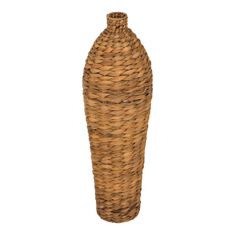 Vase Velout pakoworld hyacinth in natural color D18x57cm