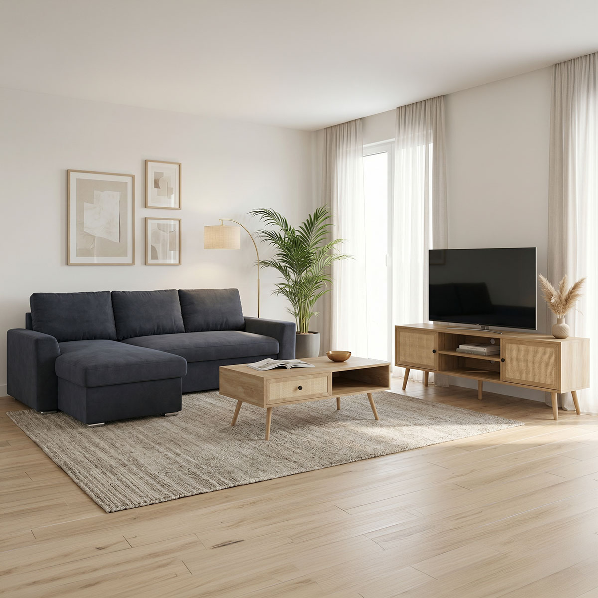 Student living room furniture package Flux pakoworld set 3 pcs