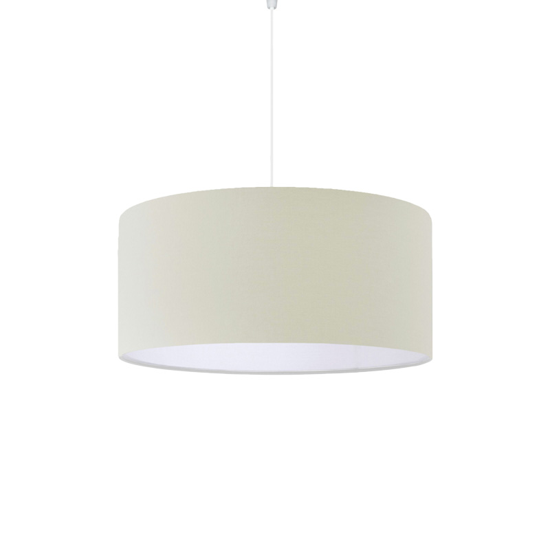 Single-light ceiling lamp PWL-1091 E27 in cream shade D38x21cm