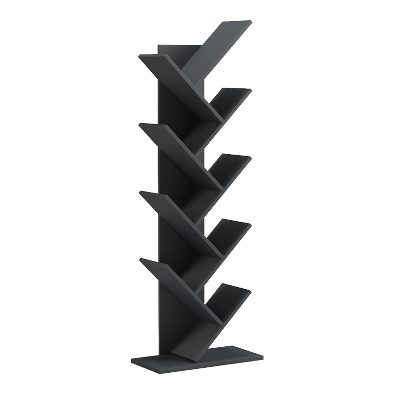 Bookcase Fyllo anthracite 50x25x141.5cm