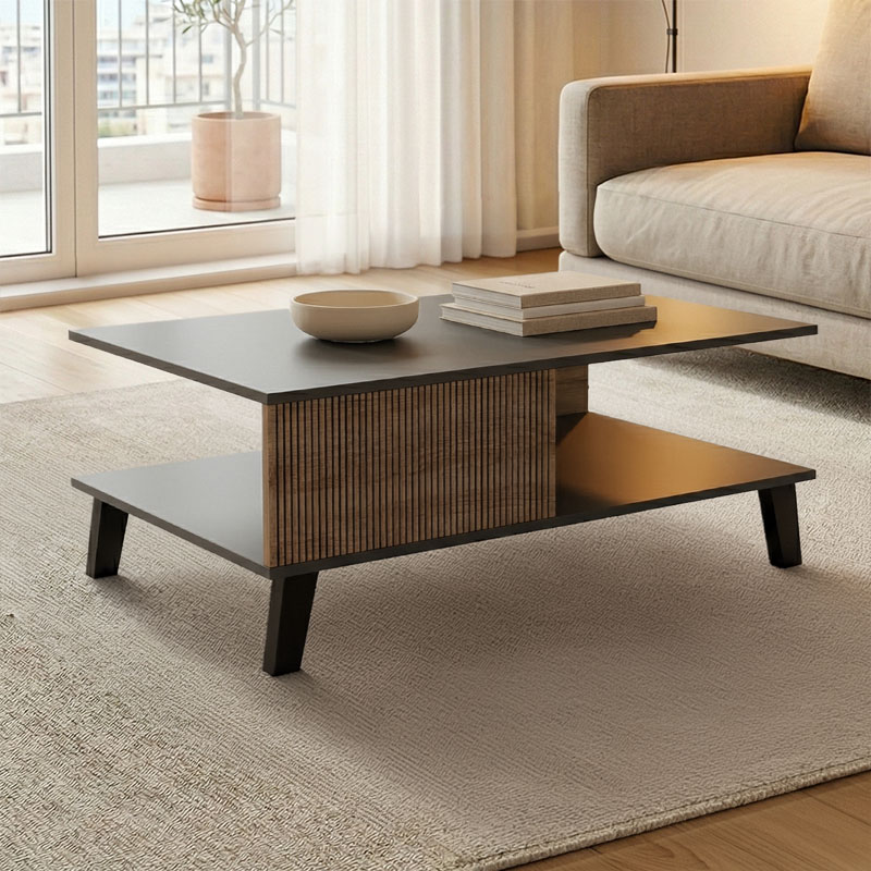Tuscany coffee table sonoma-anthracite 83x54x34cm