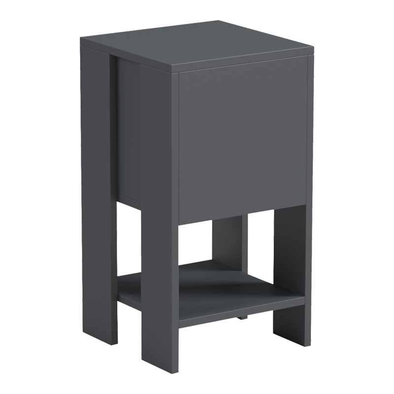 Bedside table Reppo anthracite 30x30x55cm
