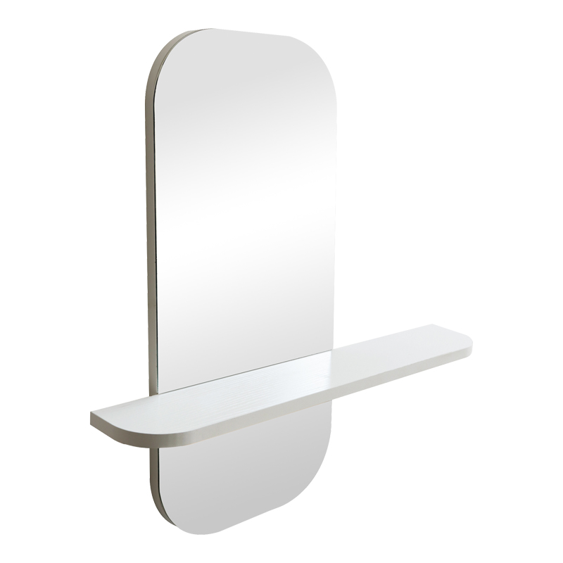 mirror Lunaria pakoworld white MDF 60x11.5x60cm