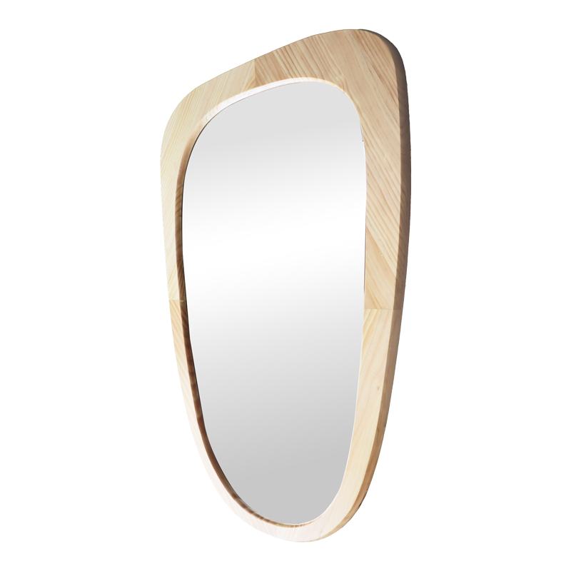 mirror Phaedra pakoworld MDF nature finish 74x2.5x120 cm