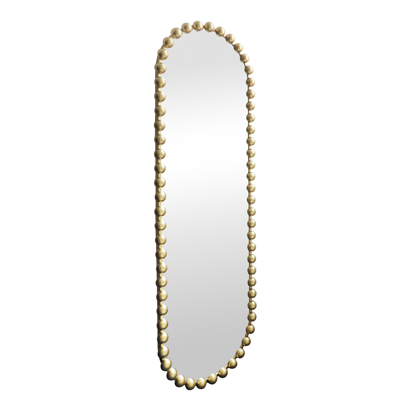 mirror Myrtus pakoworld gold metal 40x2,5x160 cm
