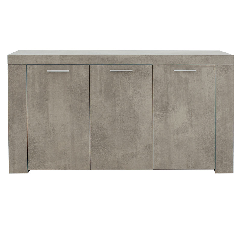 ΜΠΟΥΦΕΣ JOANNA ΓΚΡΙ ANTIQUE 144X42X80ΕΚ 235-000014