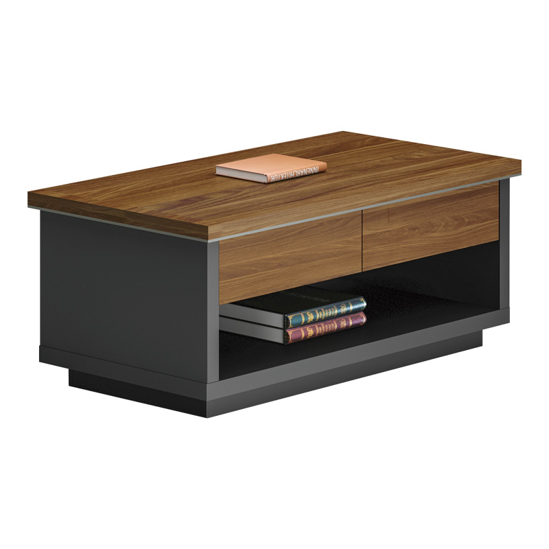 Oscar professional office table in walnut-anthracite shade 120x60x42cm