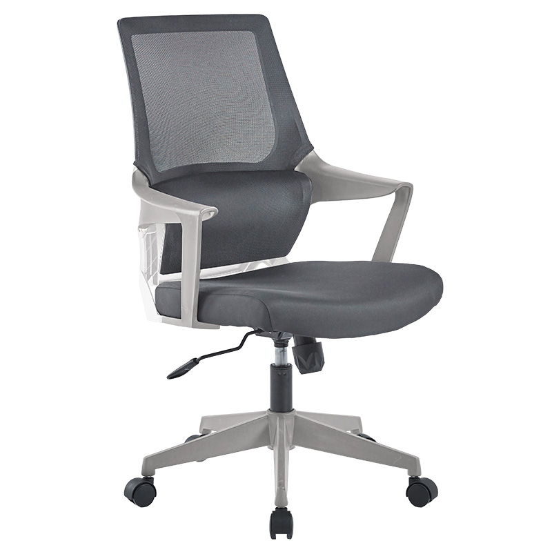 Office chair Fragrant with fabric mesh in grey colour
