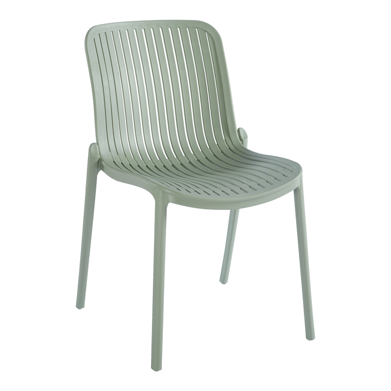 Teragi stackable chair pakoworld pp with UV protection mint 58x43.5x82cm