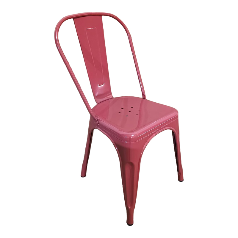 Utopia chair pakoworld metal terracotta 44x44x85cm