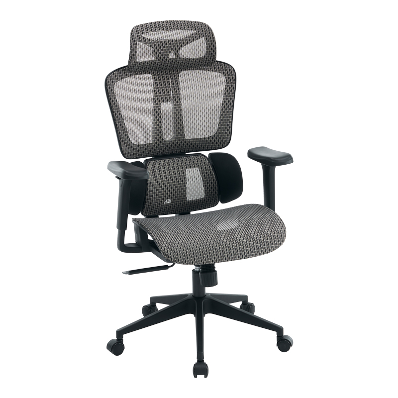 ErgoFlow office chair black-gray 73x64x112-135cm