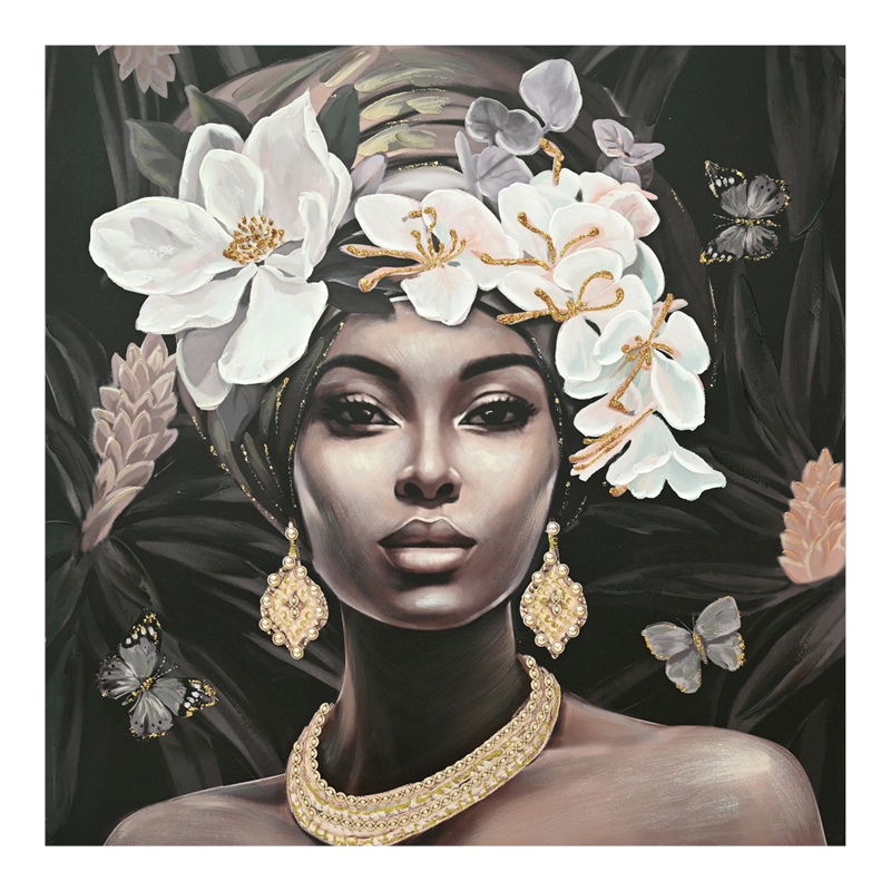 Canvas wall art Beauty 3D Inart 80x3x80cm