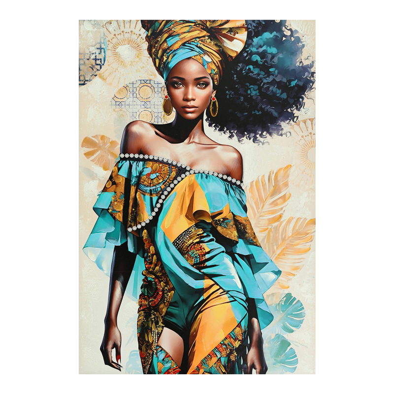 Canvas painting Georgina I 3D Inart 80x3x120cm