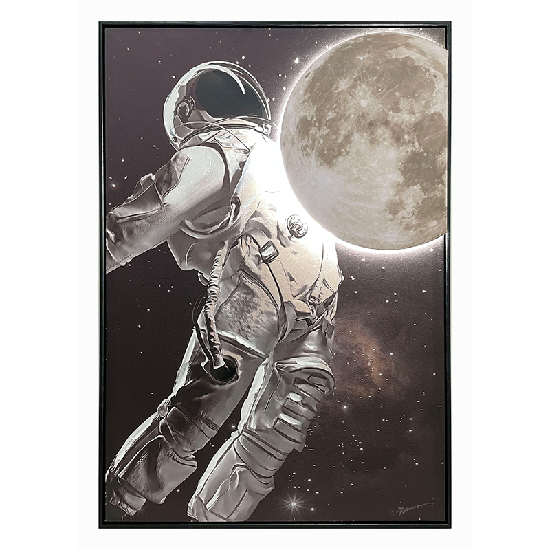 Painting on canvas Mallo Ι 3D Inart with frame 70x3.5x100cm