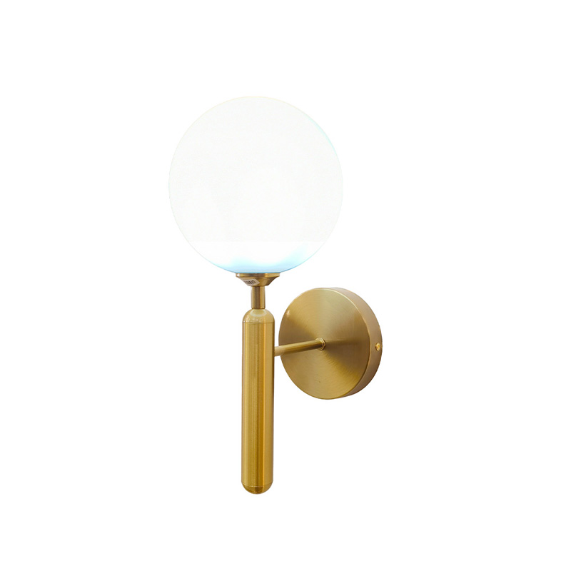 Wall light Genka G9 metal in gold-white color 15x23x34cm