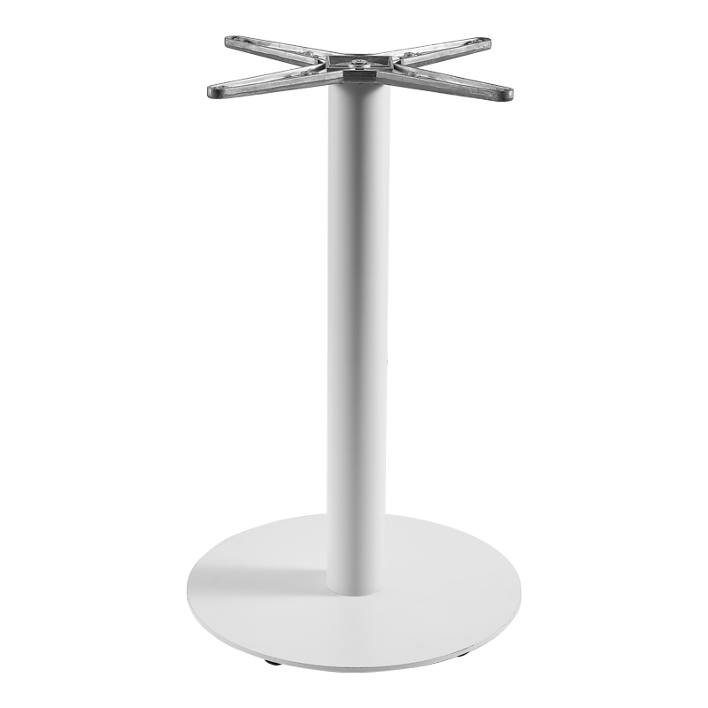 Jefry pakoworld metal table base in white shade D48x73cm