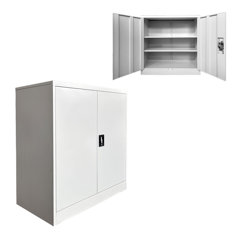 Armon metal cabinet in light gray color 90x45x90cm